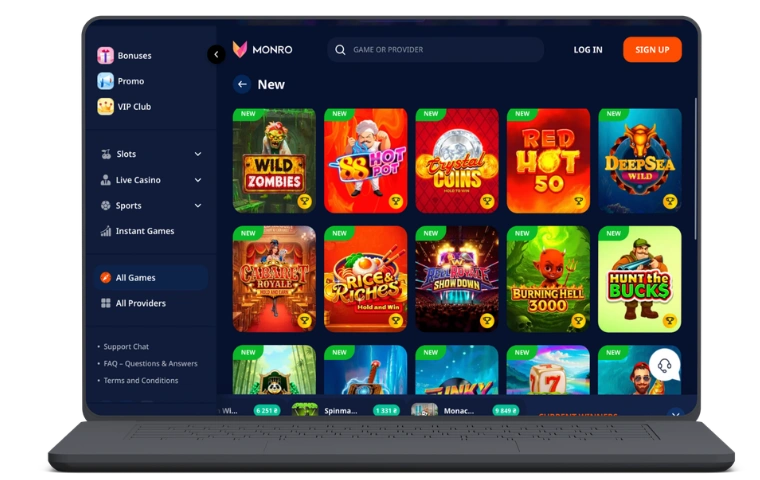 Monro Casinò sito